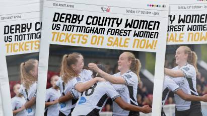 WOMEN NEWS: Derby County Women To Play East Midlands Derby On Sunday