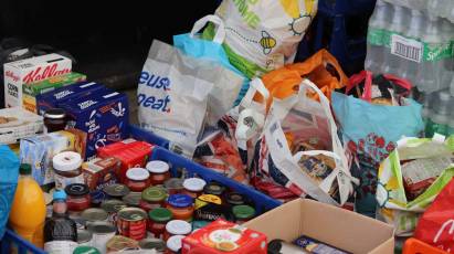 Major Food Donation Made To City’s Relief Effort At Pride Park Stadium