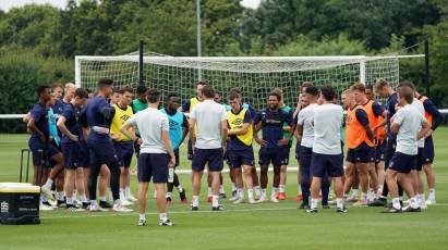 Phillip Cocu's First Training Session At The Training Ground