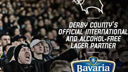 Bavaria Become Derby County’s Official International And Alcohol-Free Lager Partner