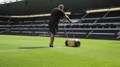 Head Groundsman Paul Thompson Discusses Pride Park Stadium Playing Surface