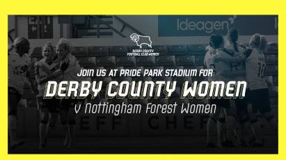 Derby County Women Return To Pride Park Stadium To Face Nottingham Forest Women On Sunday