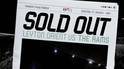 FA CUP TICKET NEWS: Leyton Orient Away Tickets Sold Out