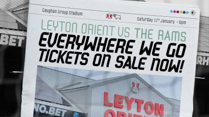 FA CUP TICKET NEWS: Leyton Orient (A)