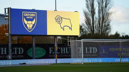 TEAM NEWS: Oxford United Vs Derby County