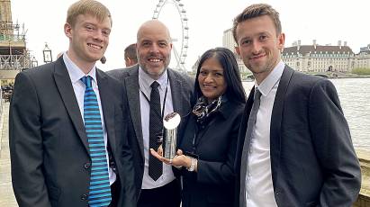 Community Trust Pick Up 'Midlands Club Of The Year' Award At House Of Commons