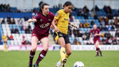 Match Action: Wolverhampton Wanderers Women 0-0 Derby County Women