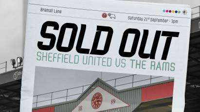 TICKET NEWS: Sheffield United Away Tickets Sold Out