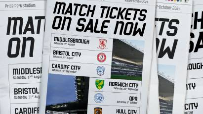 TICKET NEWS: Sales Begin For Opening Six Championship Home Fixtures