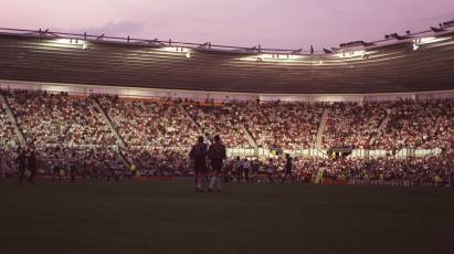 Snapshot In Time: Lights Out On Derby’s Opening Night At Pride Park Stadium