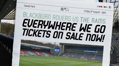 TICKET NEWS: Blackburn Rovers (A)