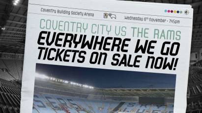 TICKET NEWS: Coventry City (A)