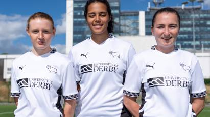 WOMEN FEATURE: University Of Derby Revealed As Ewes' Front Of Shirt Sponsor