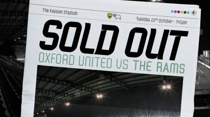 TICKET NEWS: Oxford United Away Tickets Sold Out