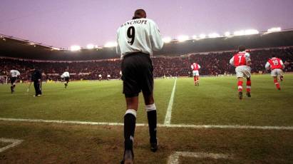 Snapshot In Time: Wanchope And Derby Prepare To Face Arsenal