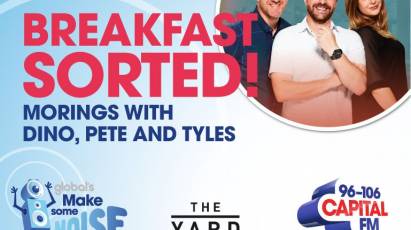 The Yard To Host Capital's Breakfast Show On Friday