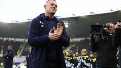 Wayne Rooney Welcomed To Pride Park By Derby County Supporters