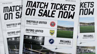 TICKET NEWS: Sales Start For Three More Home Fixtures In 2025