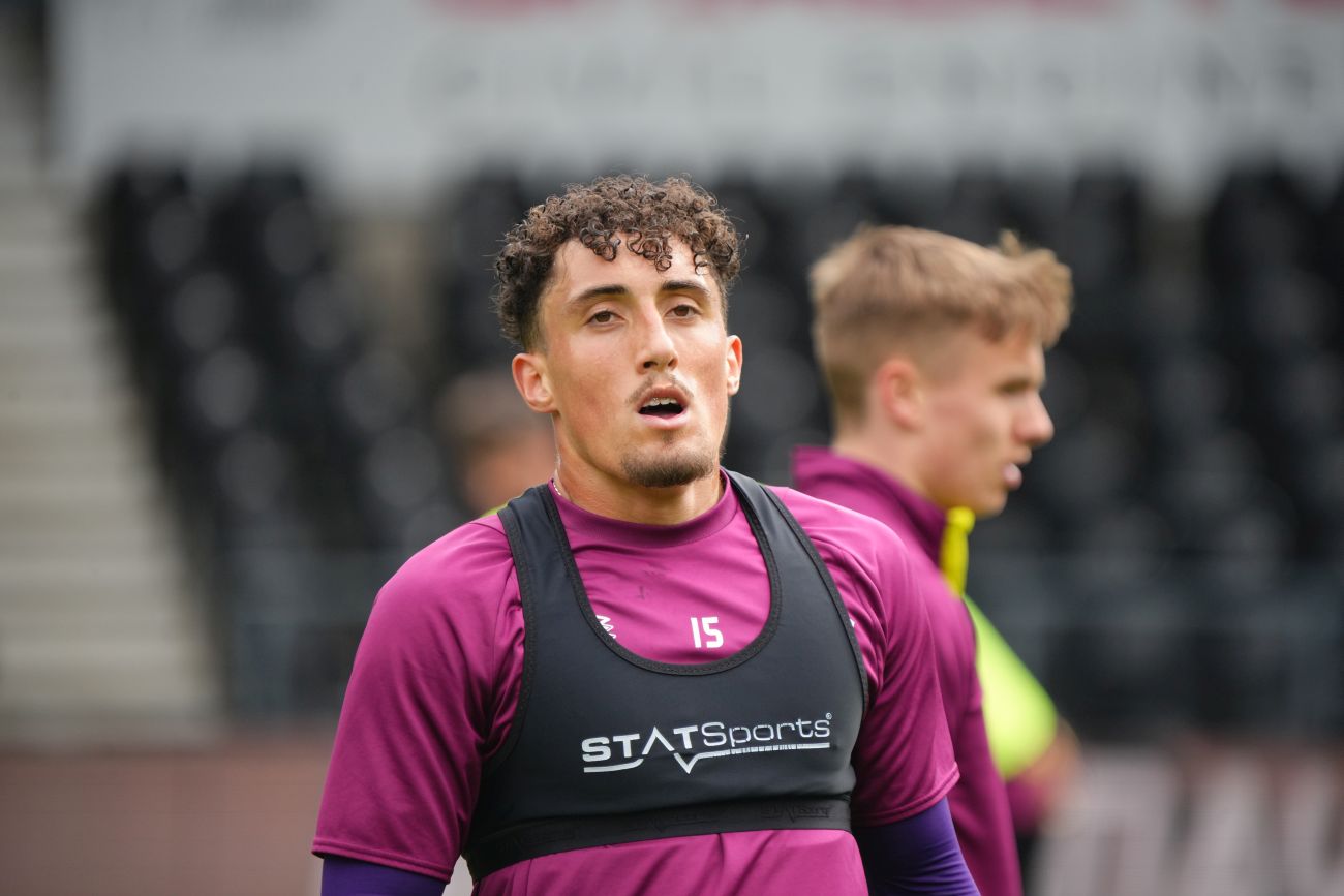 Players put through their paces in MK Dons' pre-season session