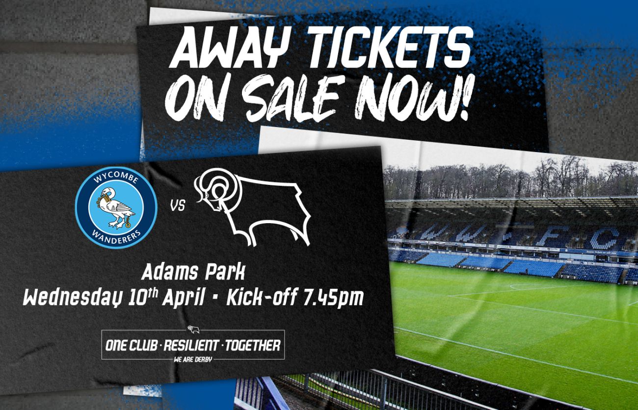 Away Ticket Information: Wycombe Wanderers - Blog - Derby County